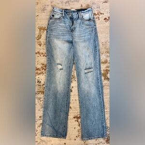 KanCan High Waist Relaxed Fit Jeans